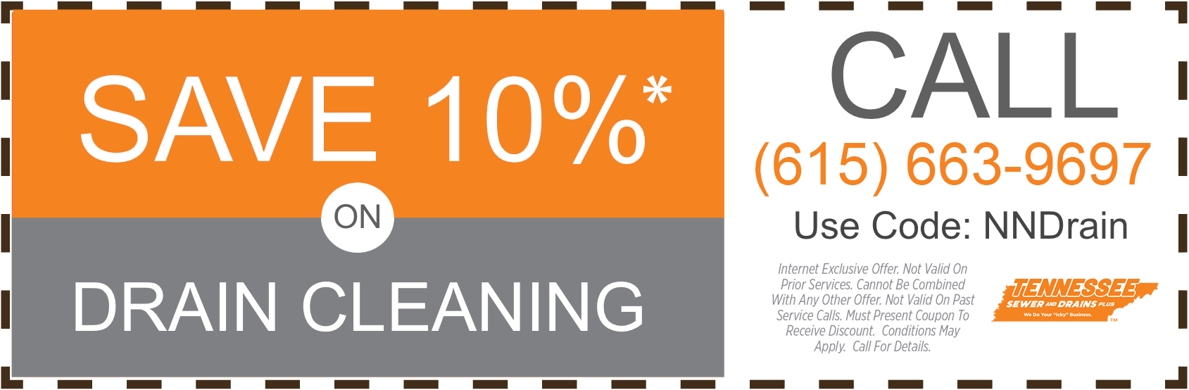 drain cleaning coupon