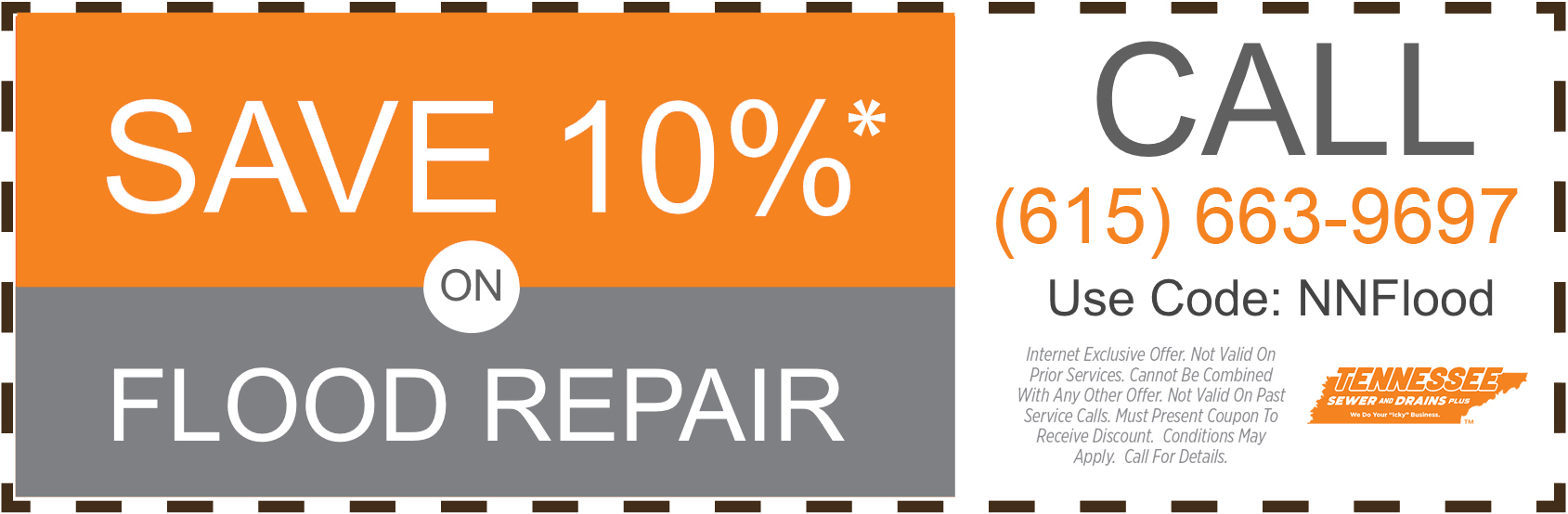 flood repair coupon